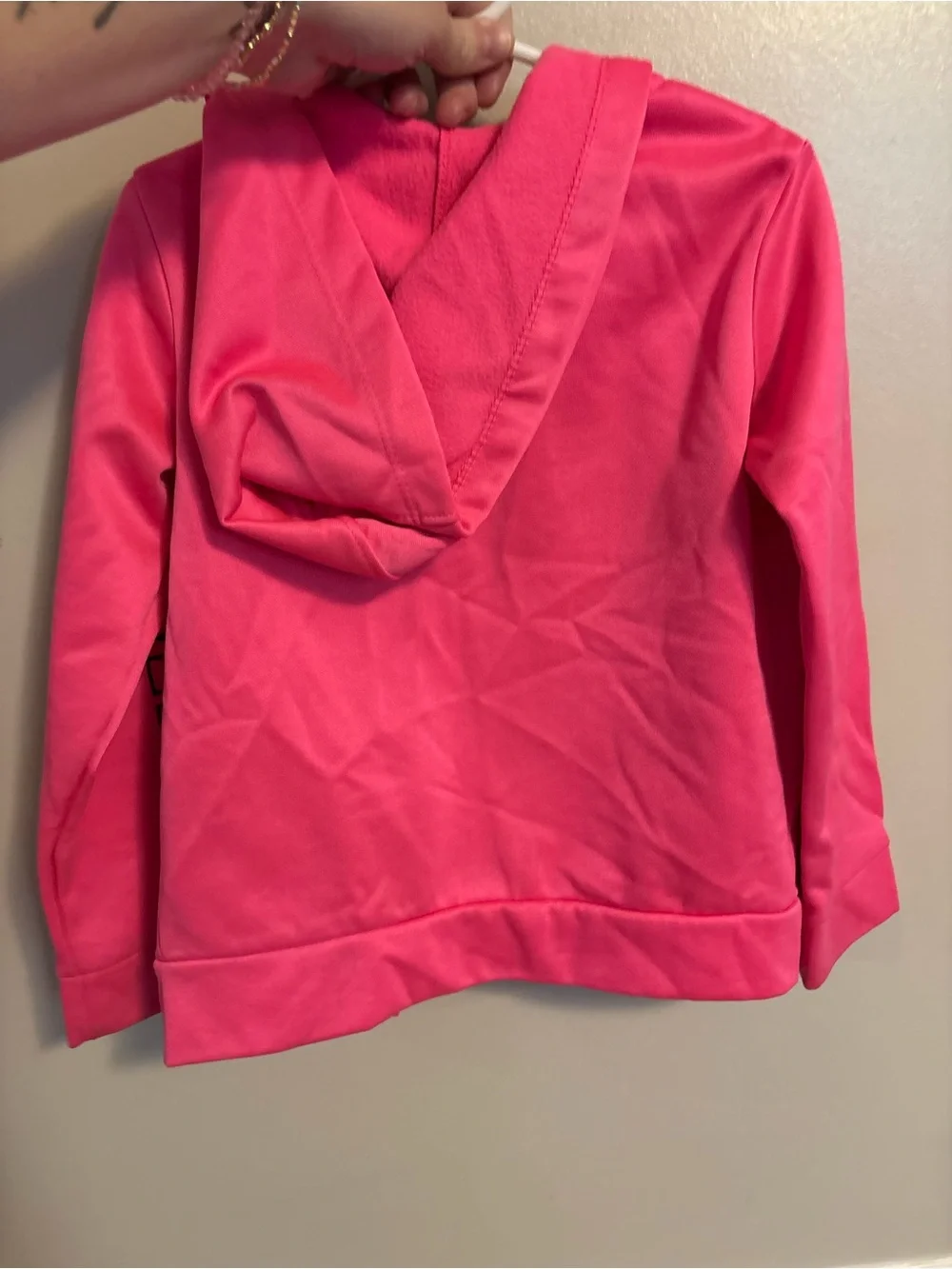 Puma Girls' Pink Full-Zip Hoodie Jacket